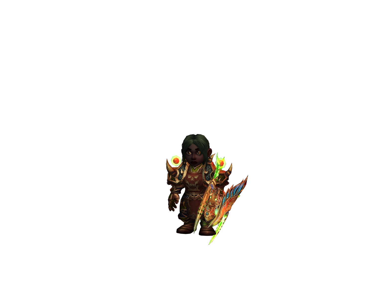 Yarred 3D character render