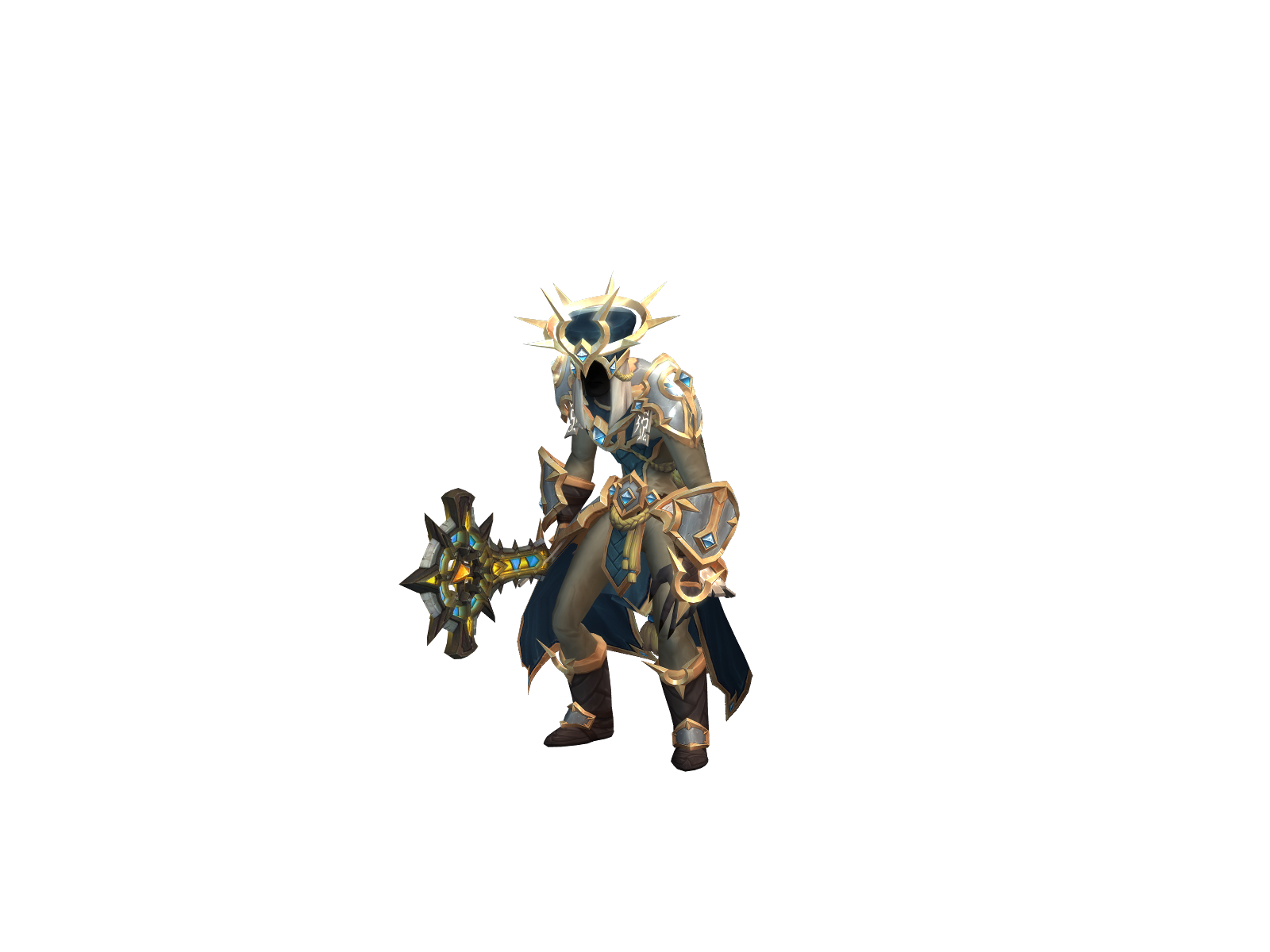 Fortified 3D character render