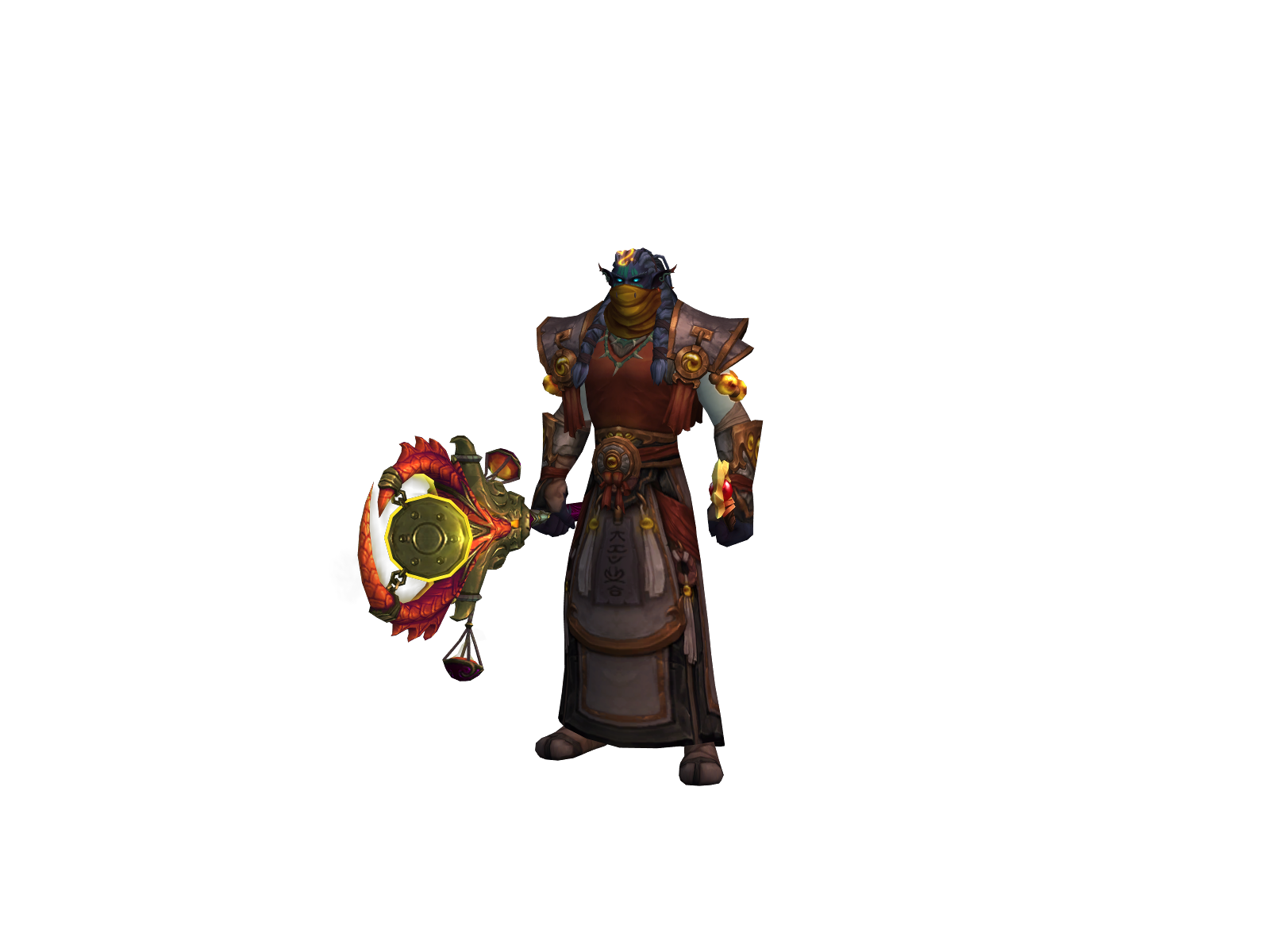 Monkbast 3D character render