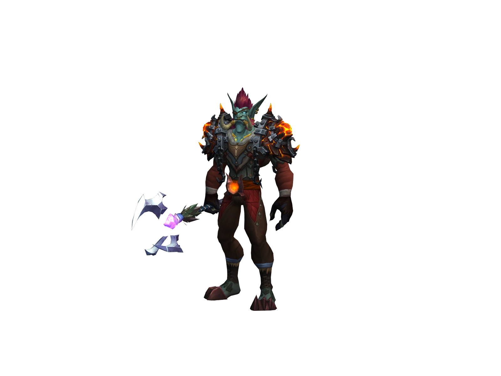 Fizzul 3D character render