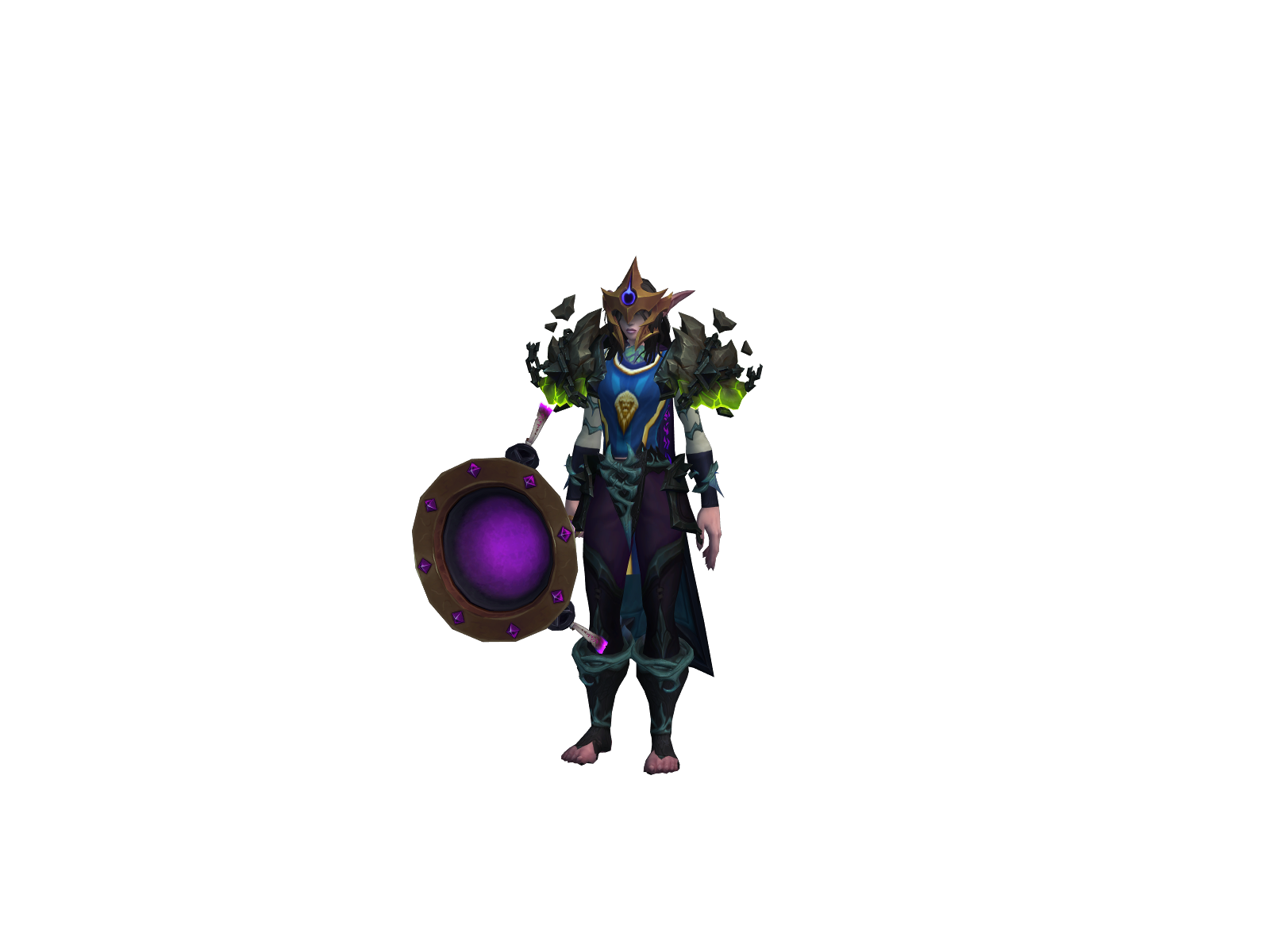 Notgladpilot 3D character render