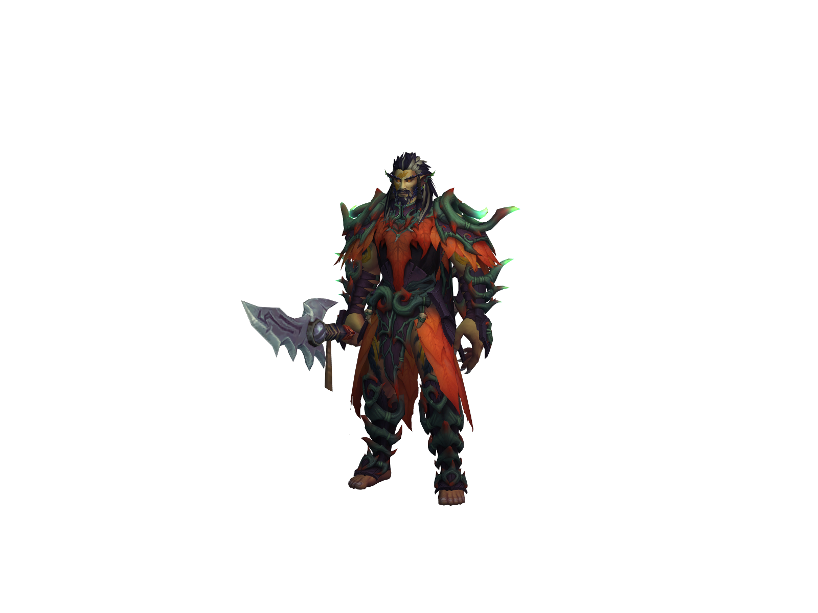 Tlilo 3D character render