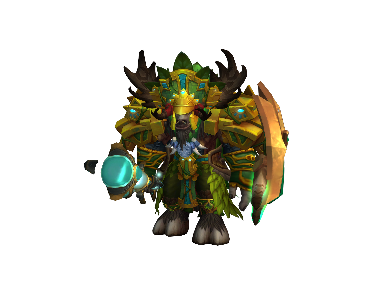Brotide 3D character render