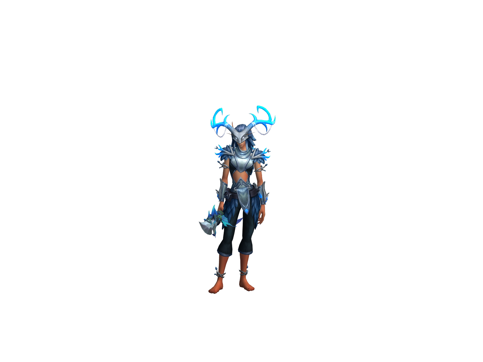 Fluss 3D character render