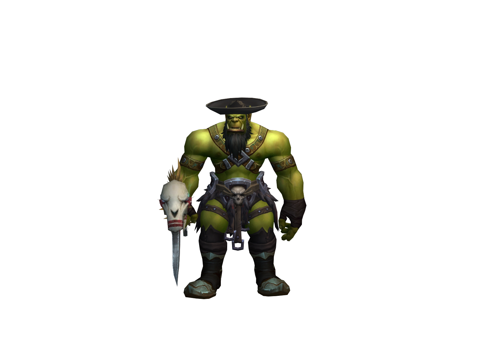 Grizzoc 3D character render