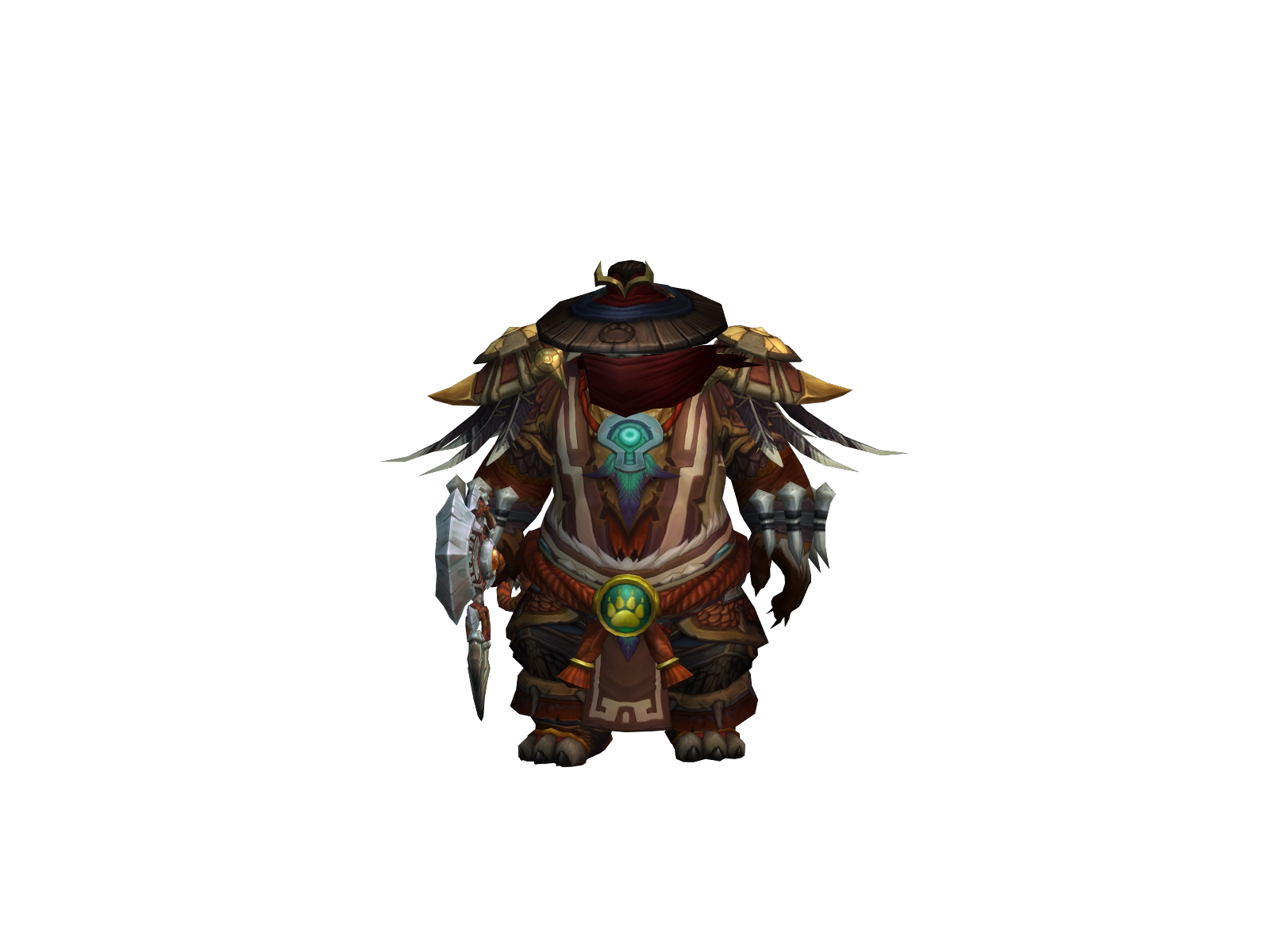 Cuhullin 3D character render