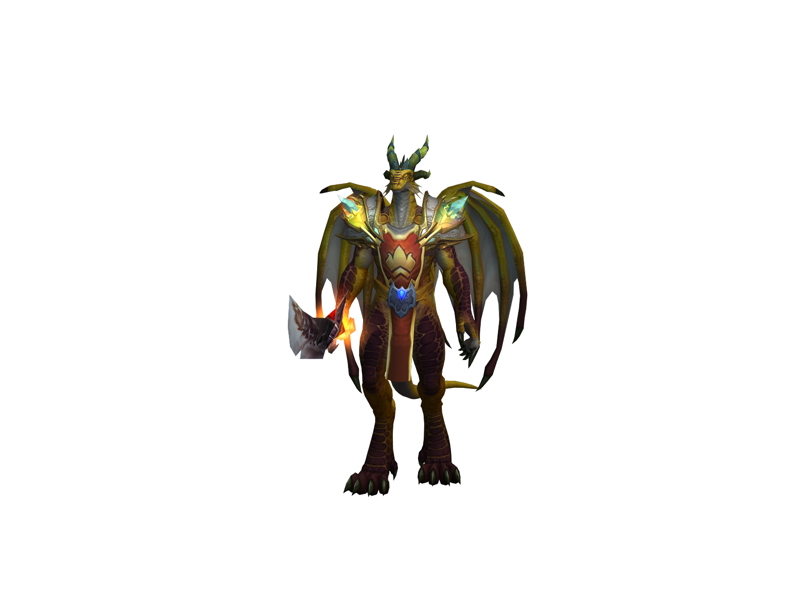 Arigodragon 3D character render