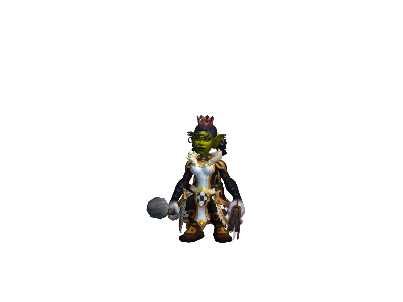 Fluffres 3D character render