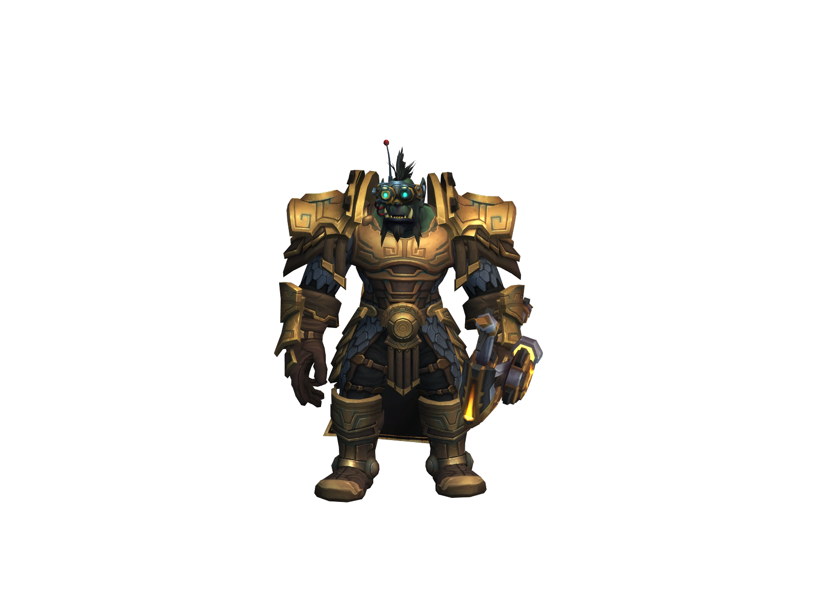 Mezicles 3D character render