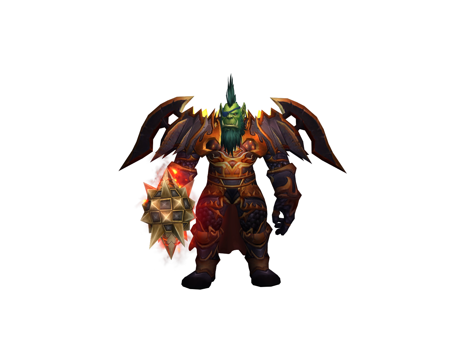 Nazgor 3D character render