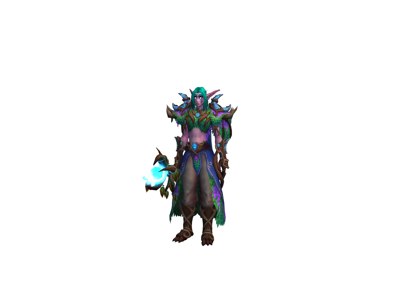 Cuteelflady 3D character render