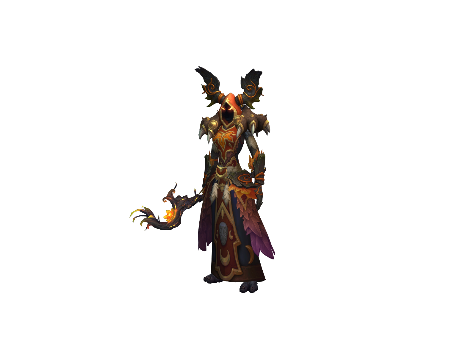 Druidinha 3D character render