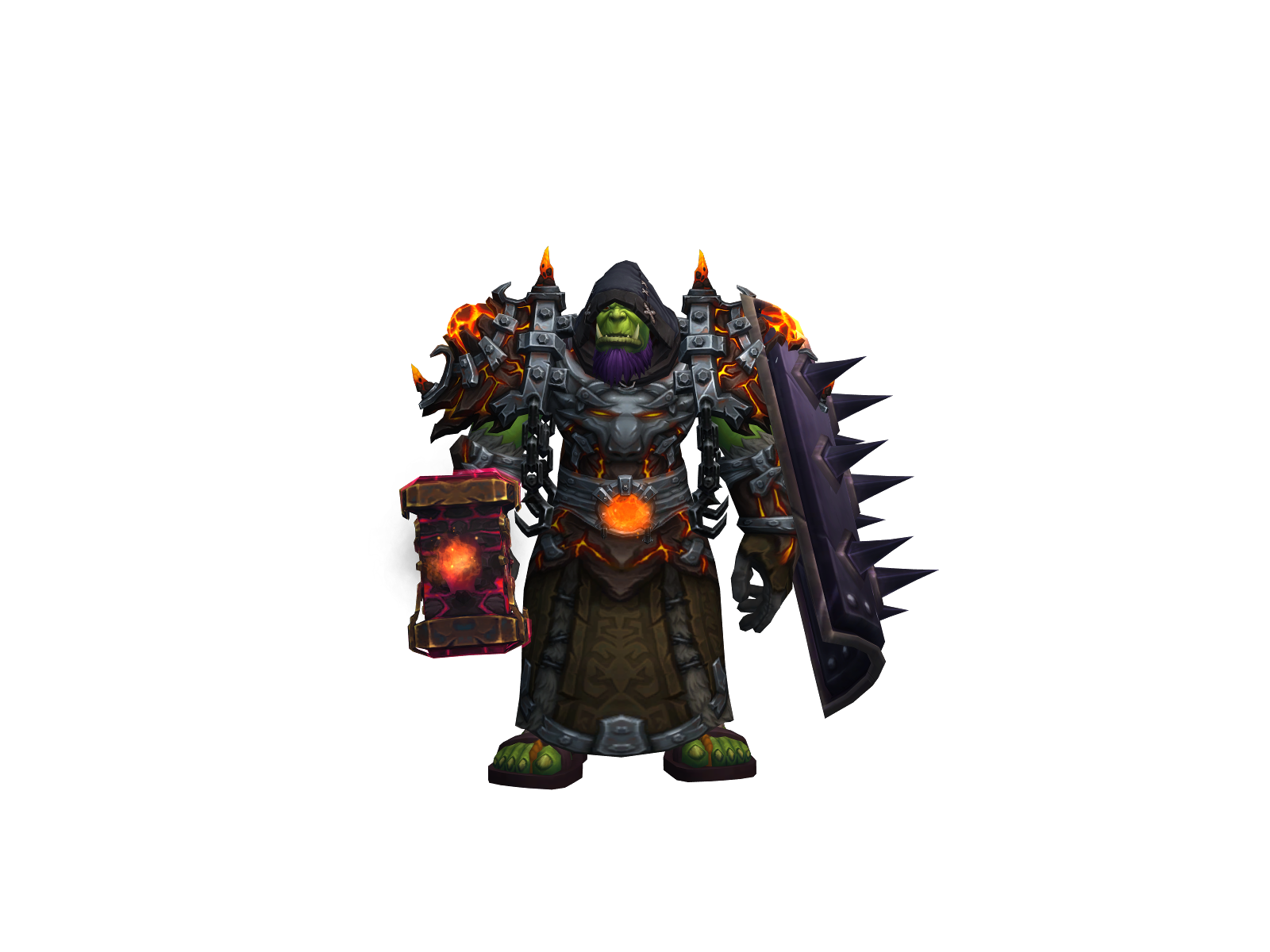 Unsáted 3D character render