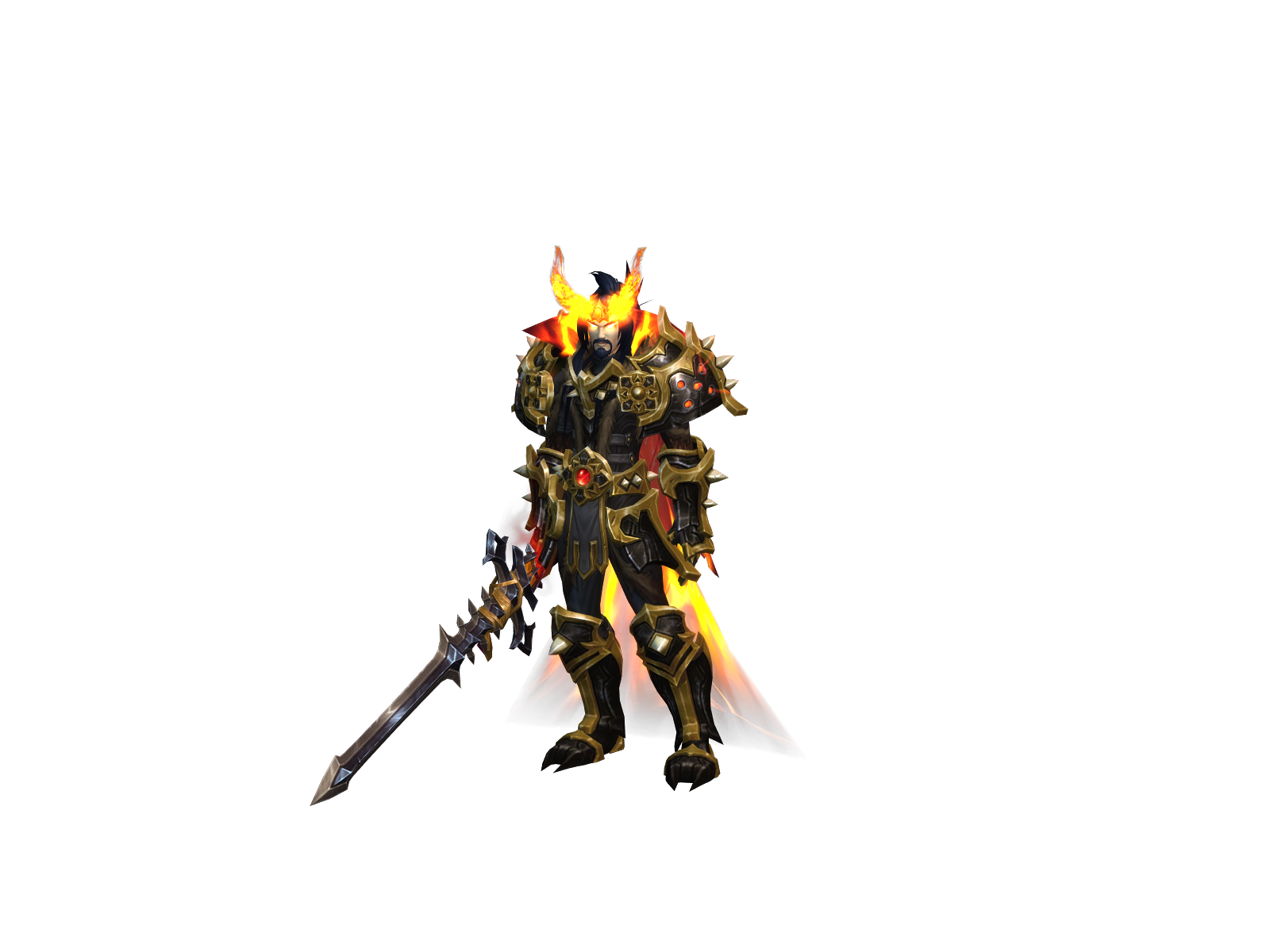 Hadokien 3D character render