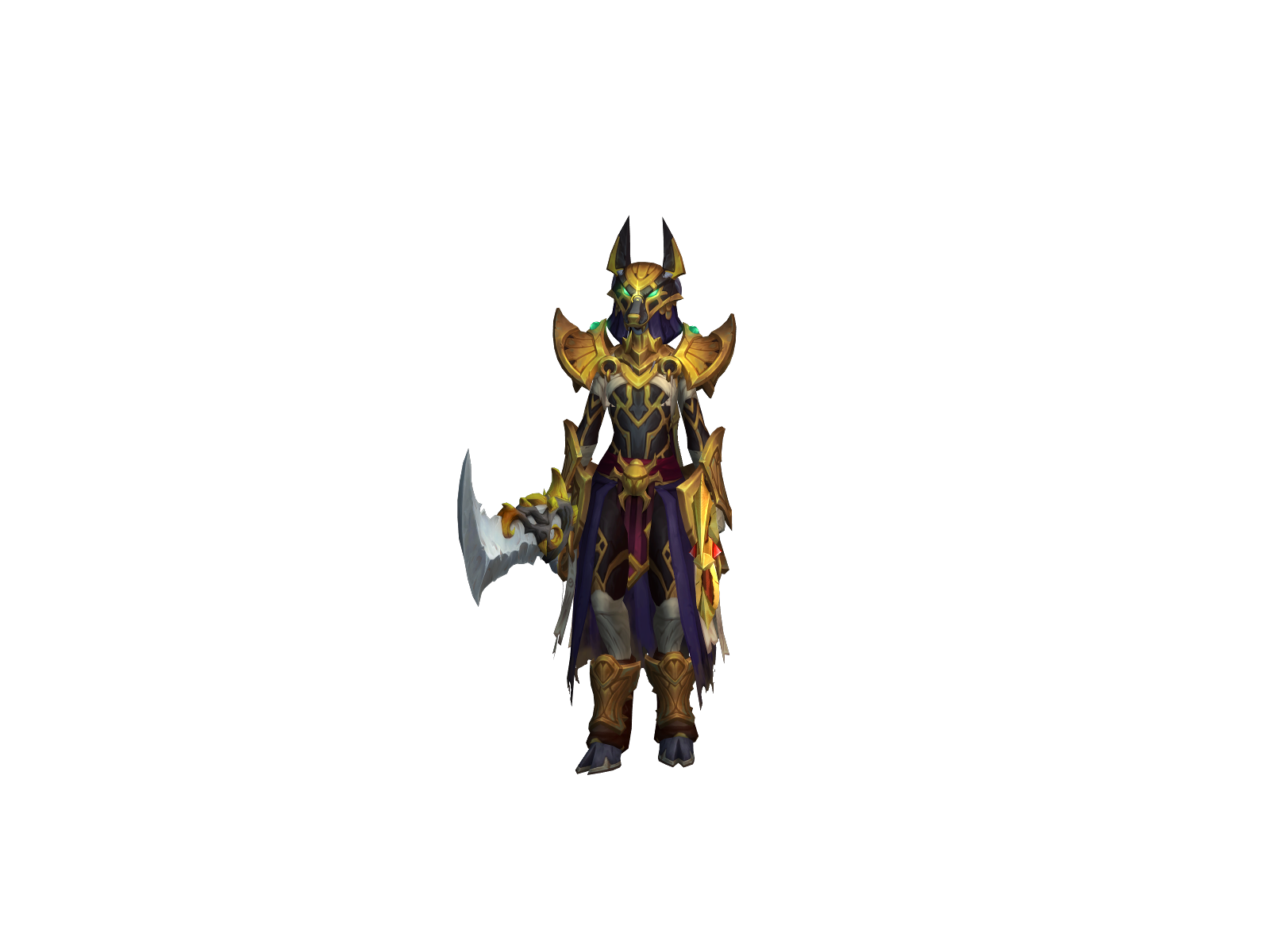 Negajules 3D character render