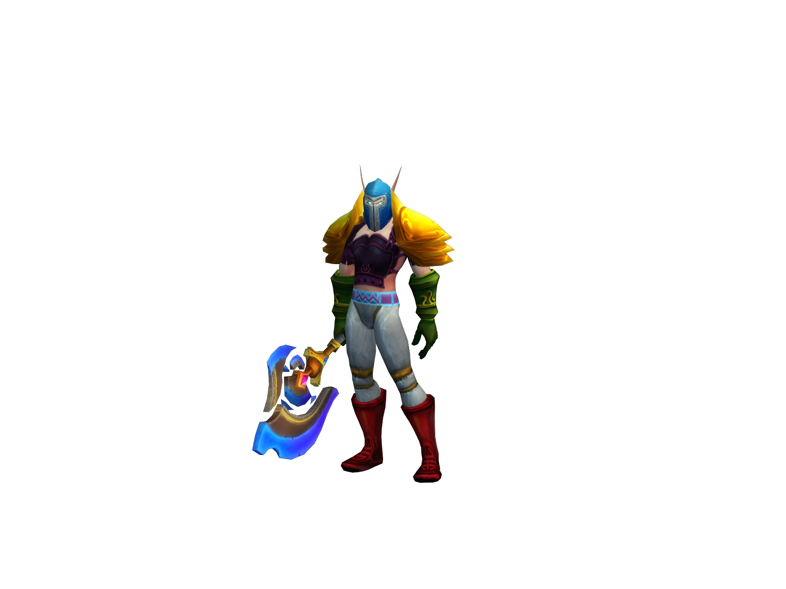 Cups 3D character render