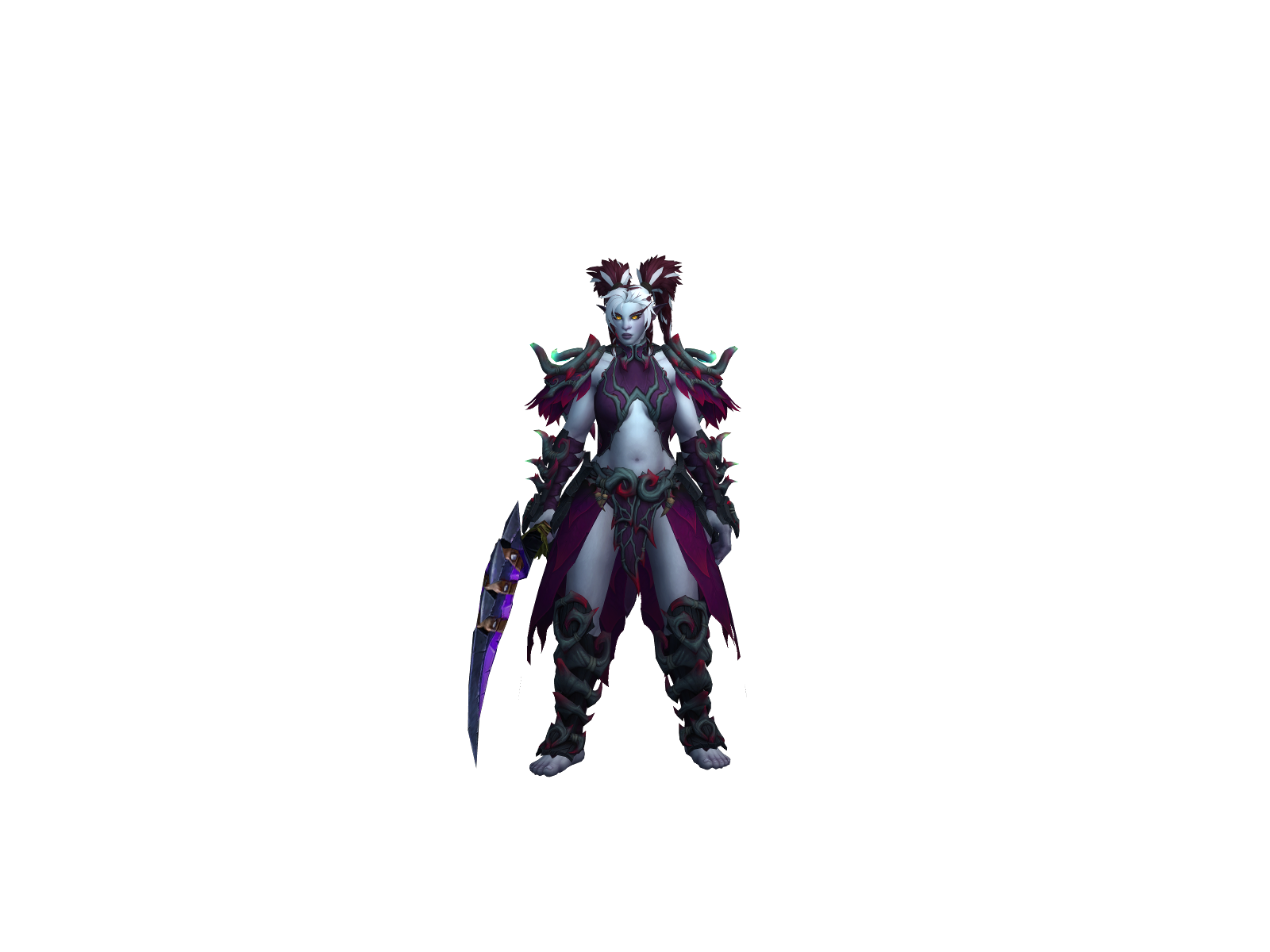 Maylena 3D character render