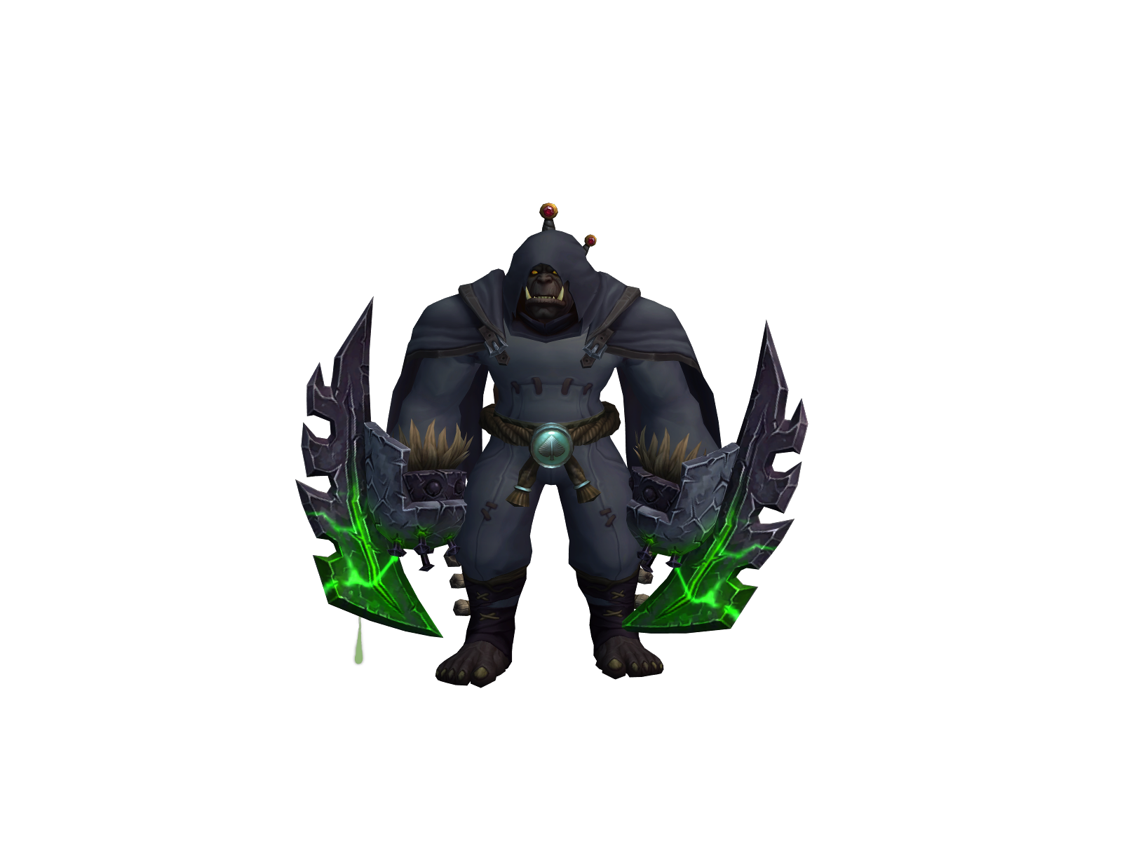 ßlack 3D character render