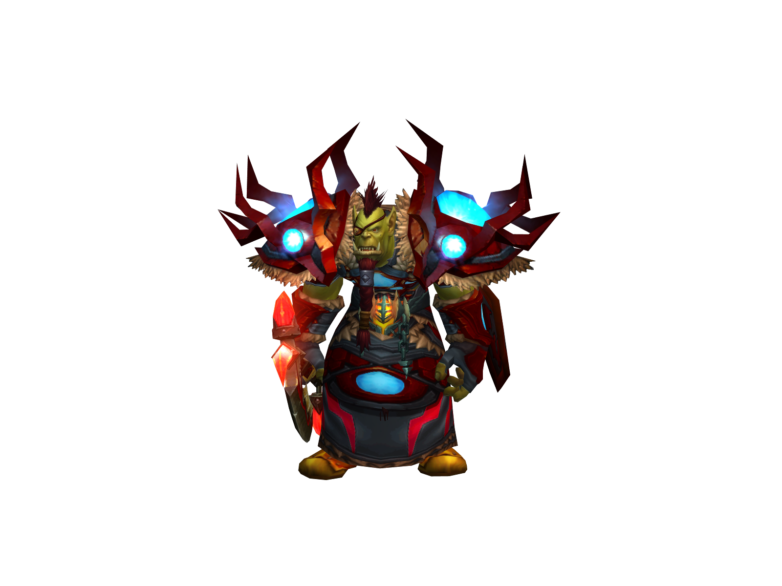 Roshamboh 3D character render