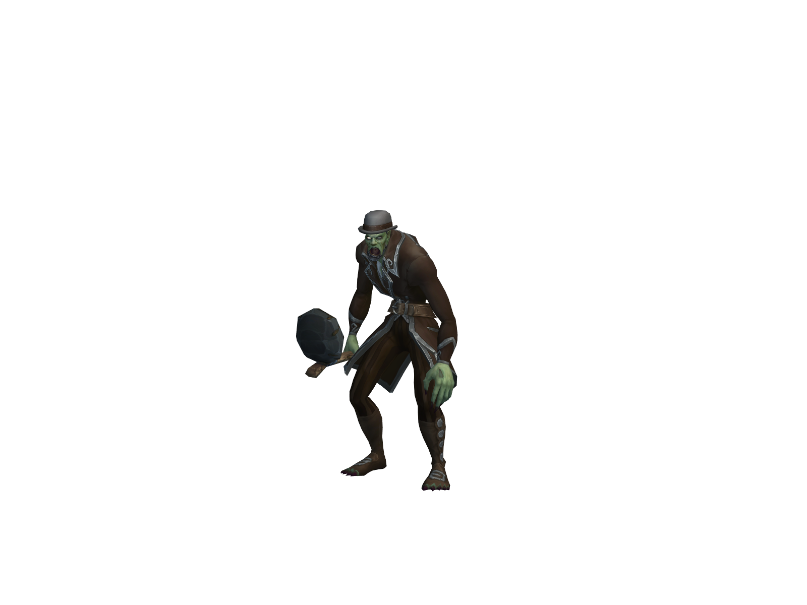 Burriel 3D character render