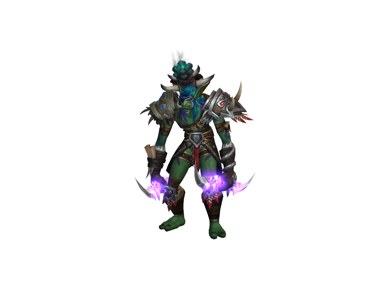 Mossfang 3D character render