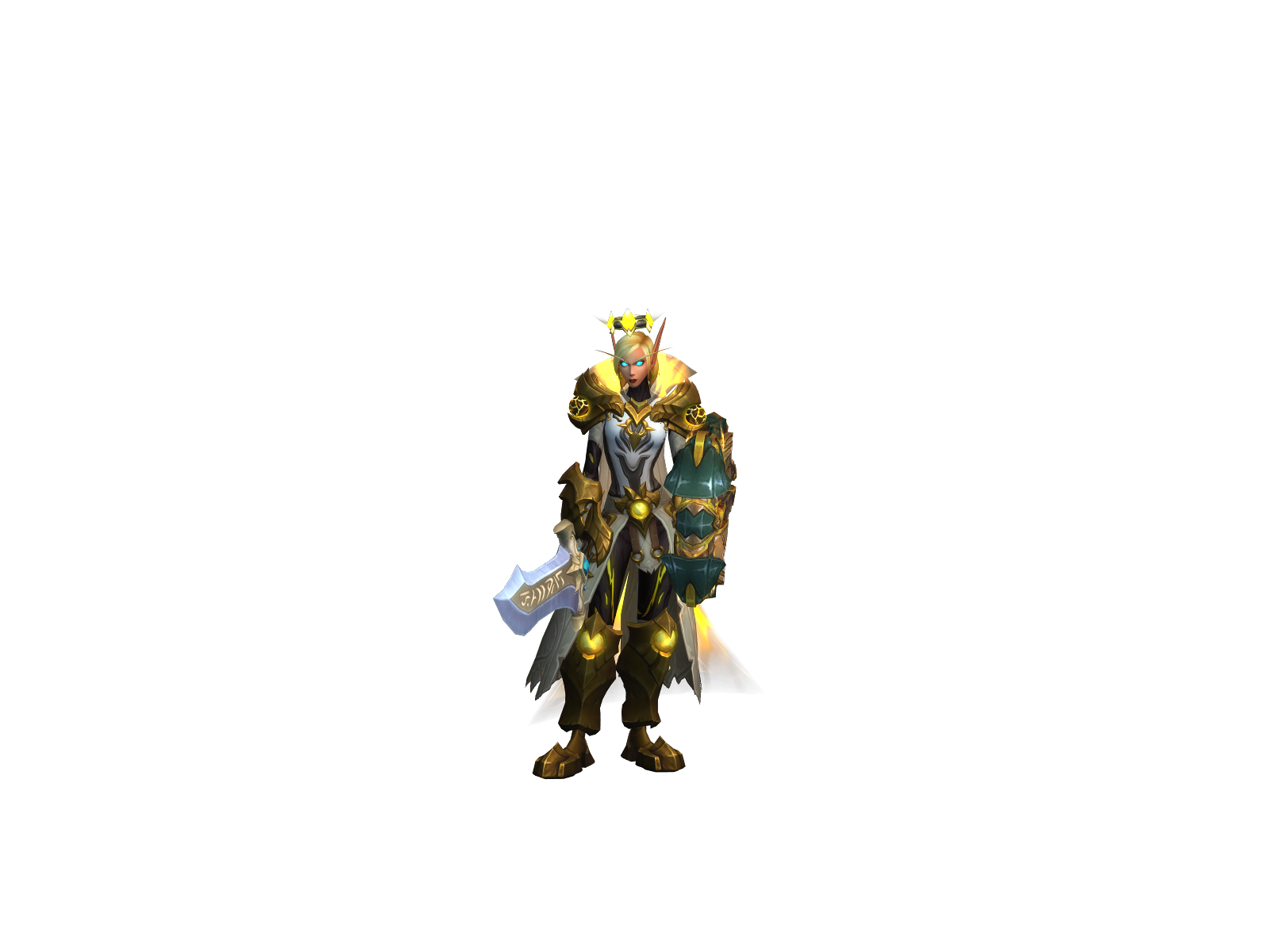 Titon 3D character render