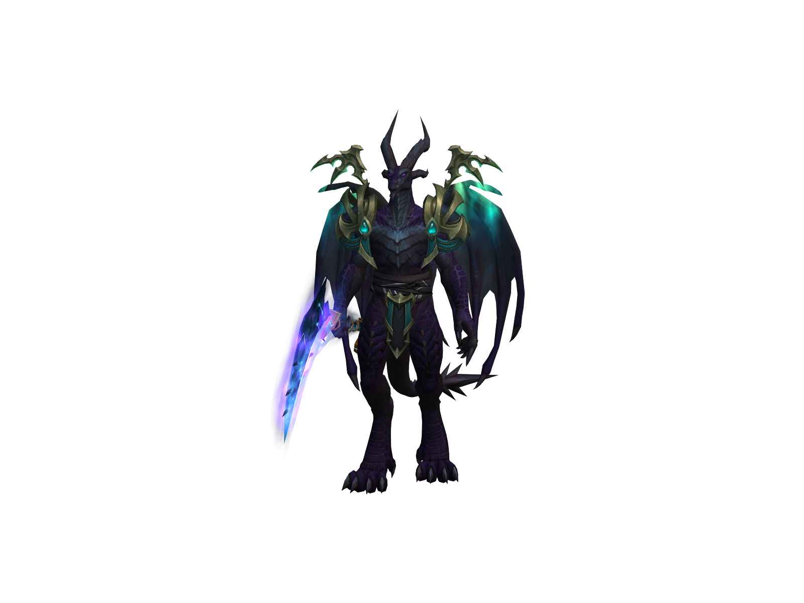 Gloamwalker 3D character render