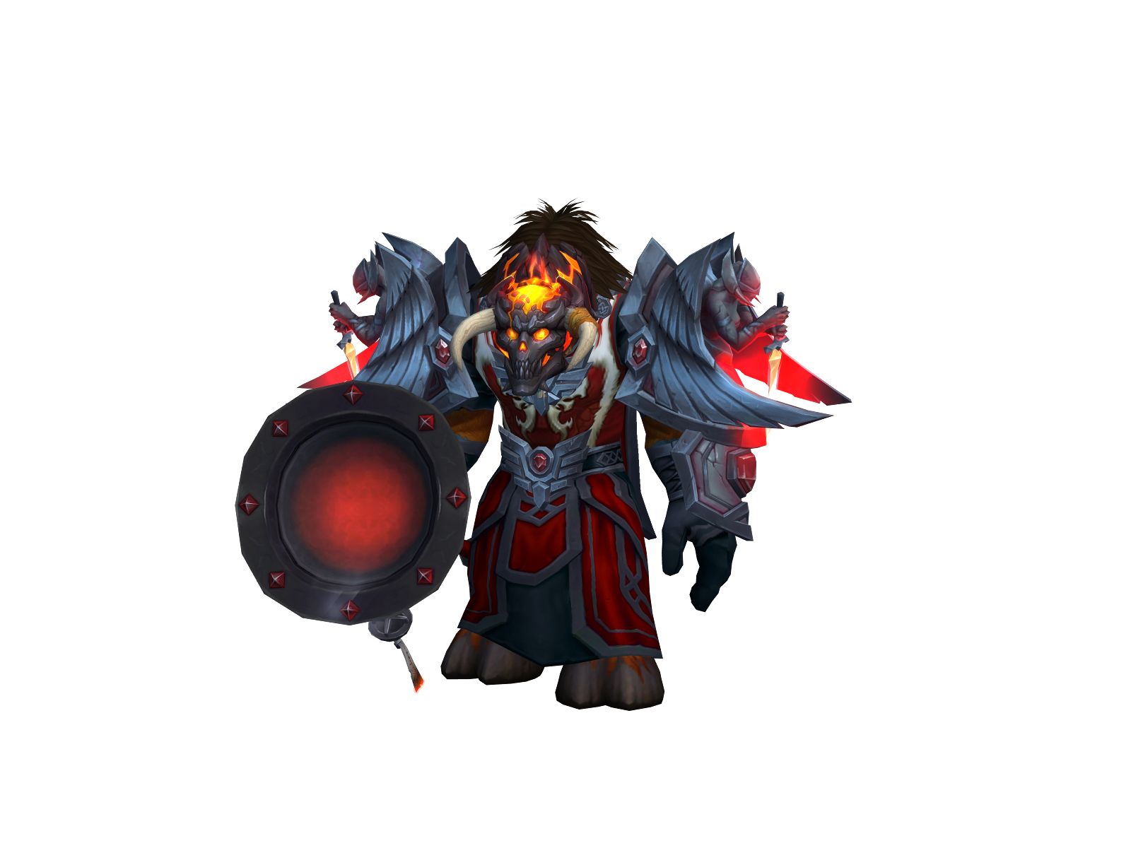 Aho 3D character render