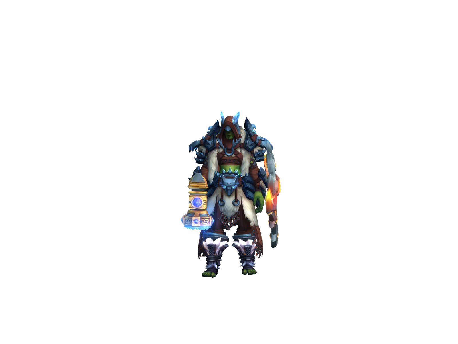 Downforwardp 3D character render