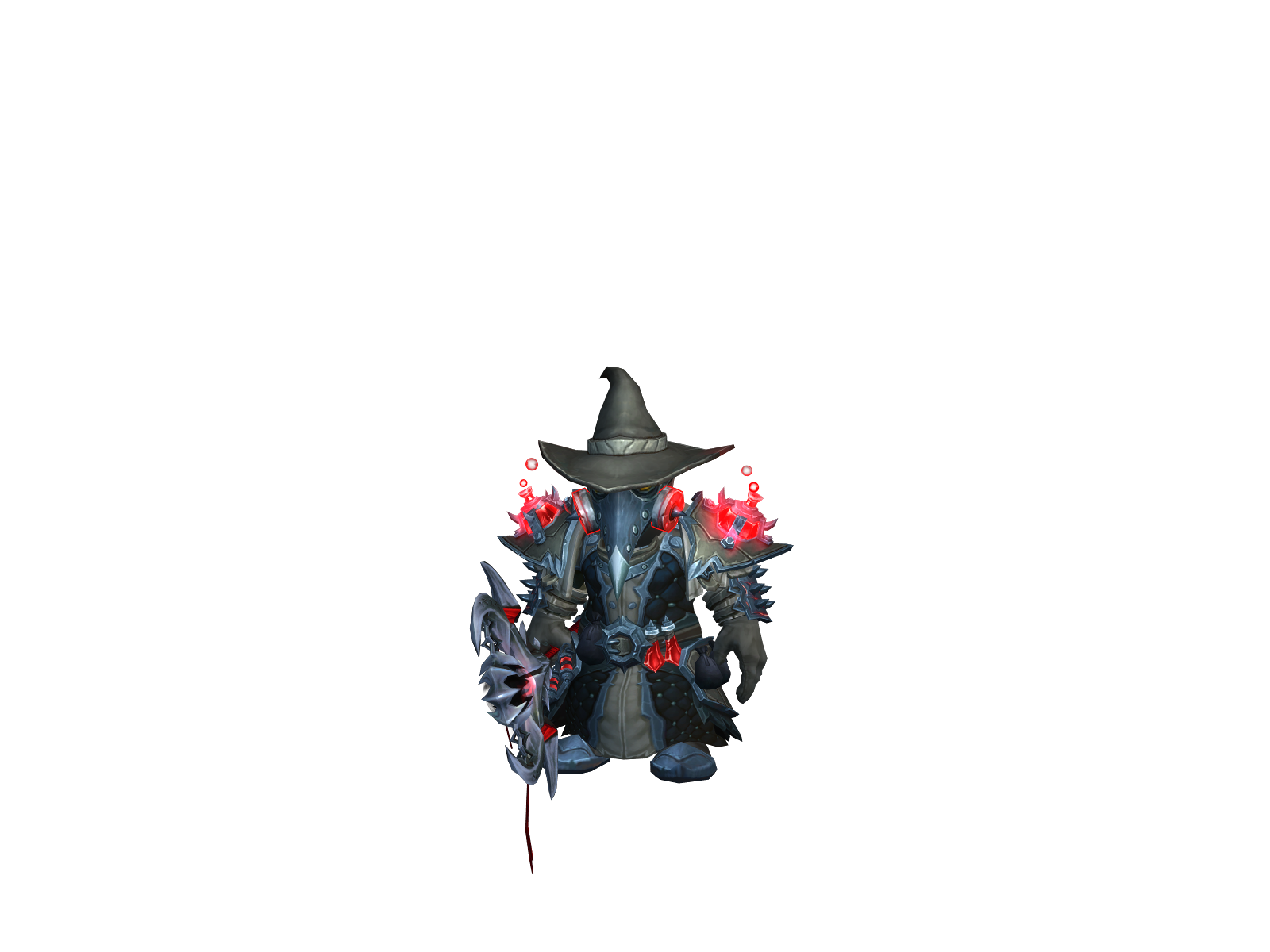 Rackle 3D character render
