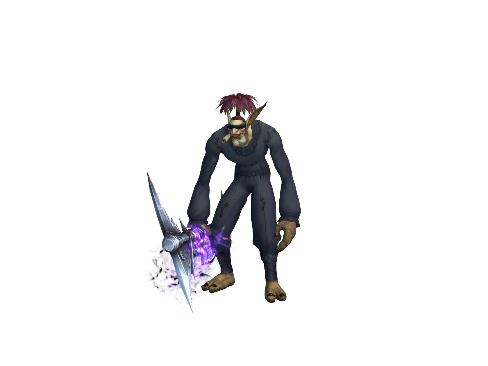 Gvains 3D character render