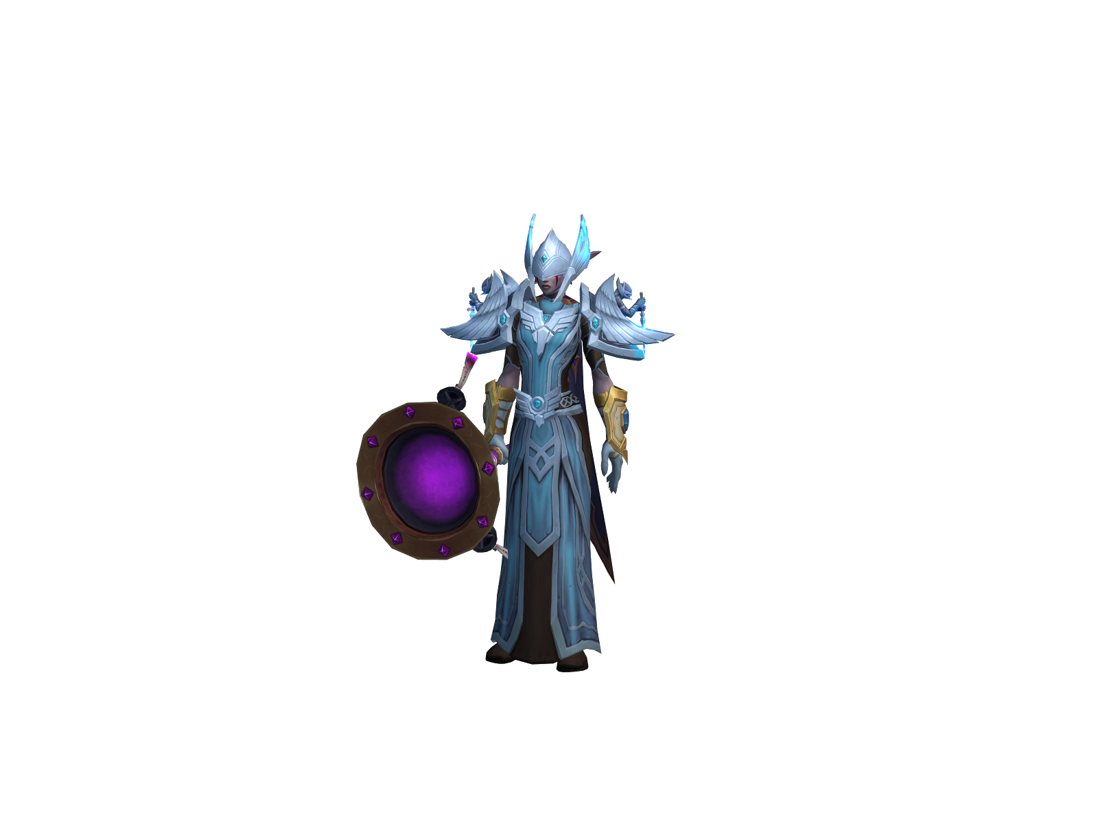 Sylayia 3D character render