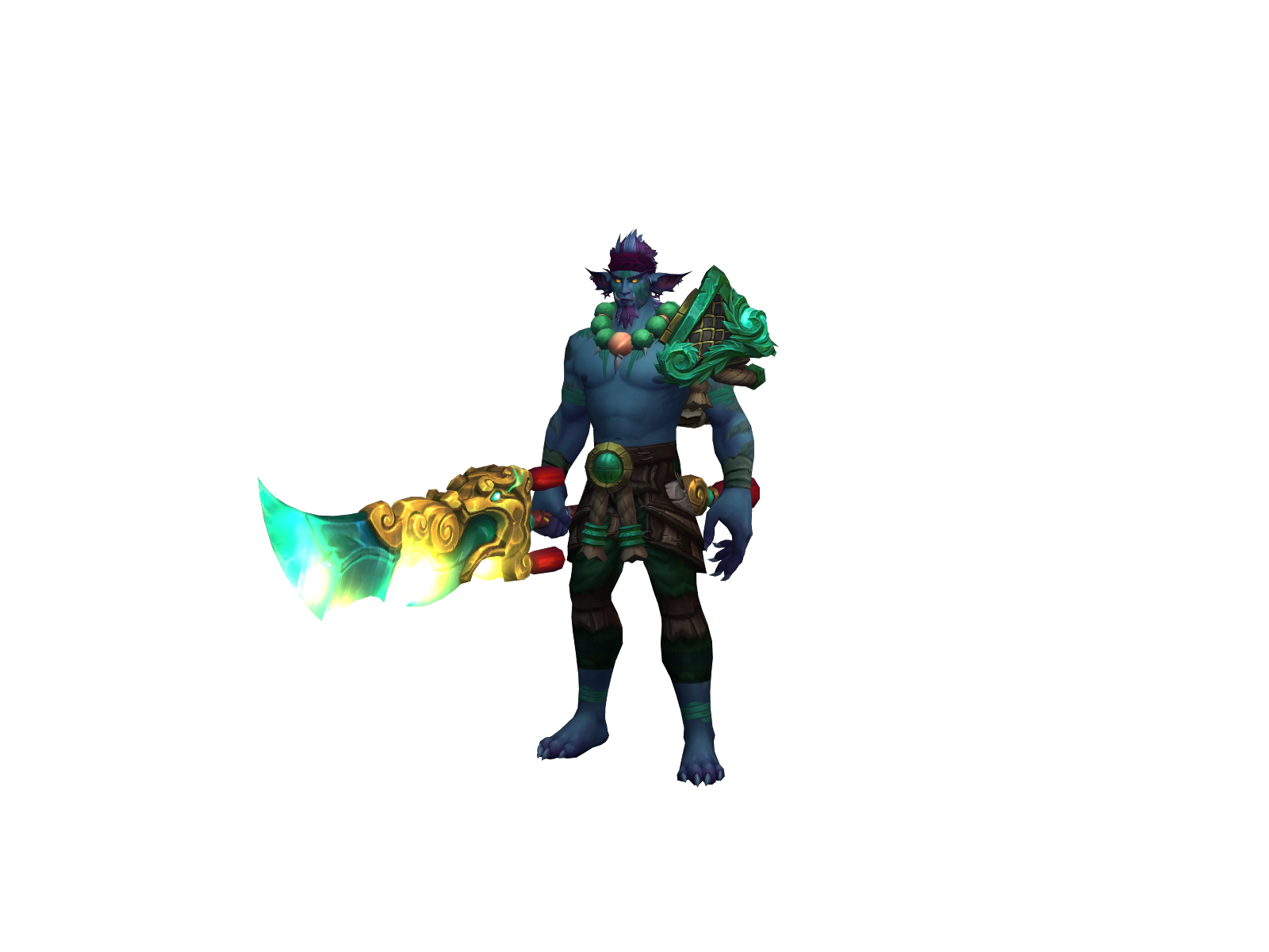 Grandfists 3D character render