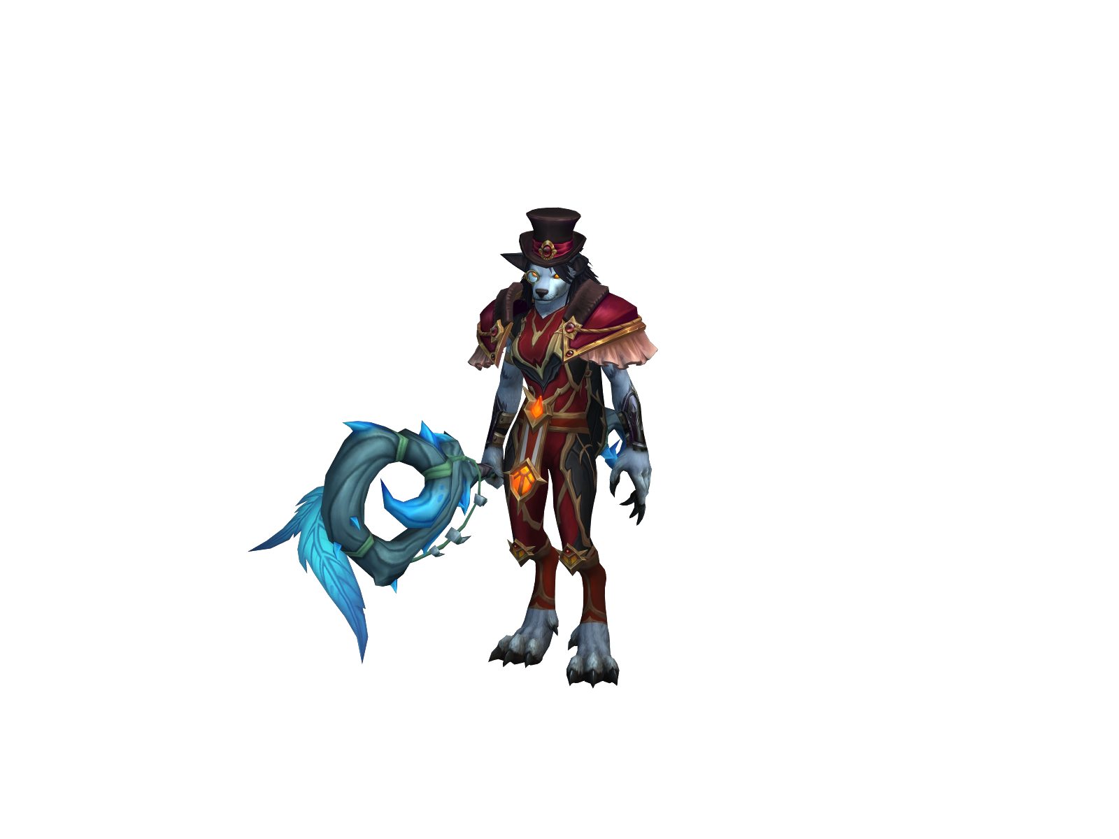 Awnest 3D character render