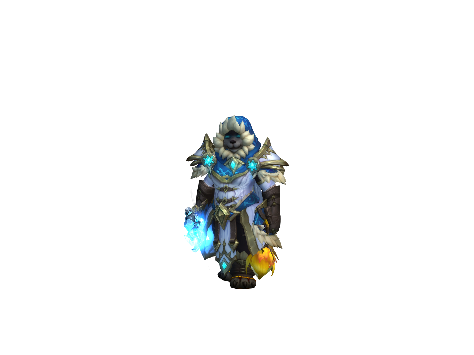 Ursacatfoot 3D character render