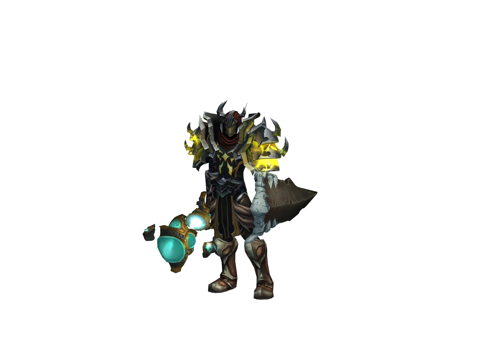 Arcanux 3D character render