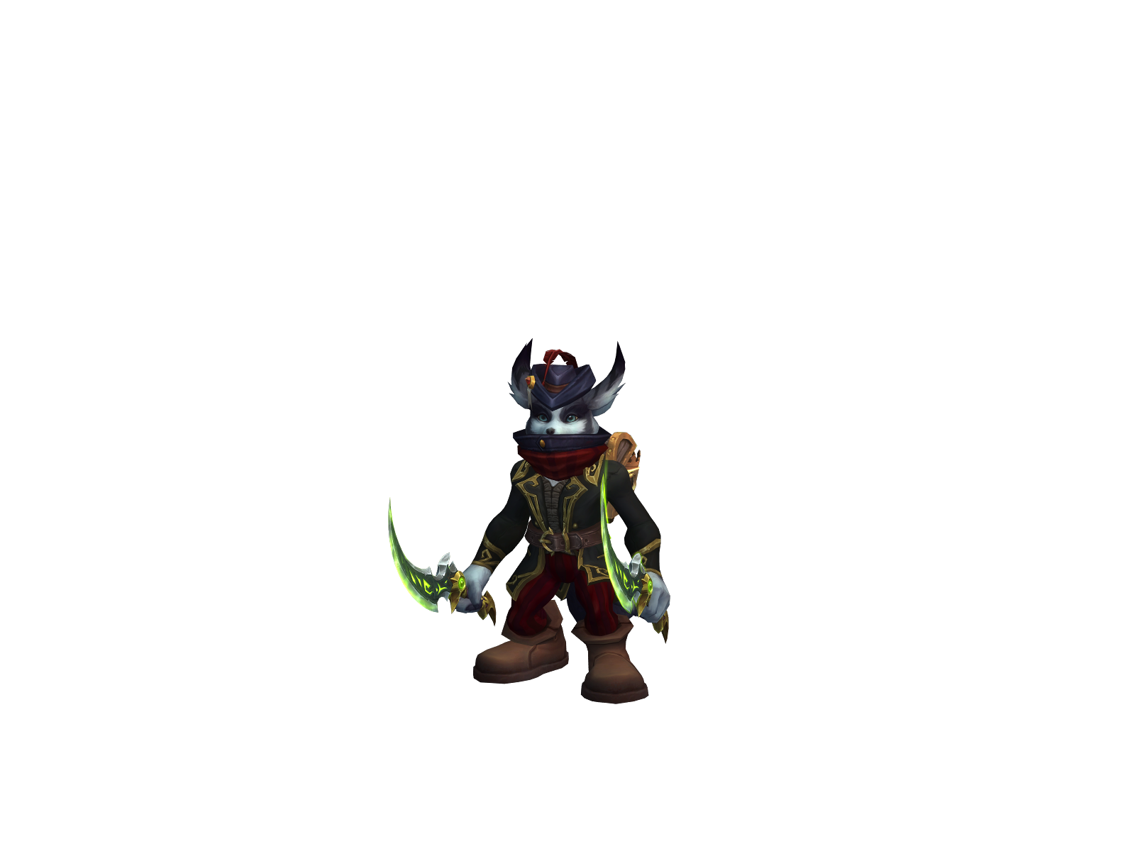 Kirus 3D character render