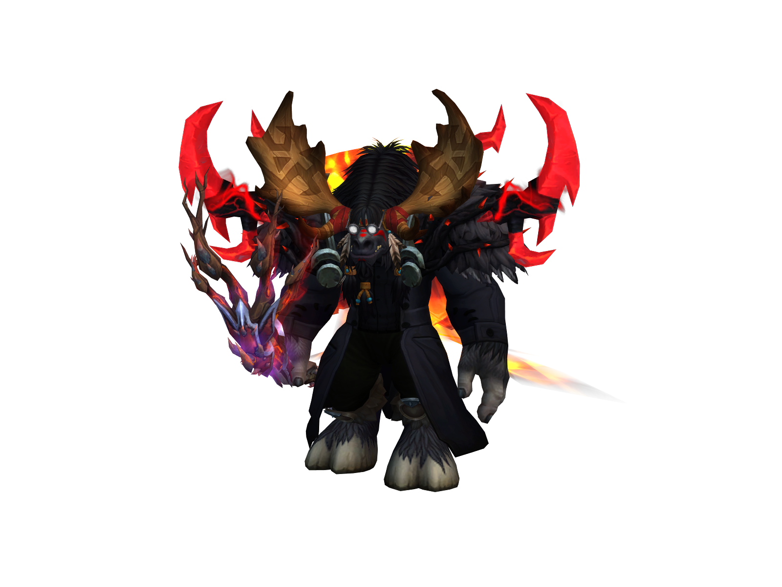 Friedchicken 3D character render
