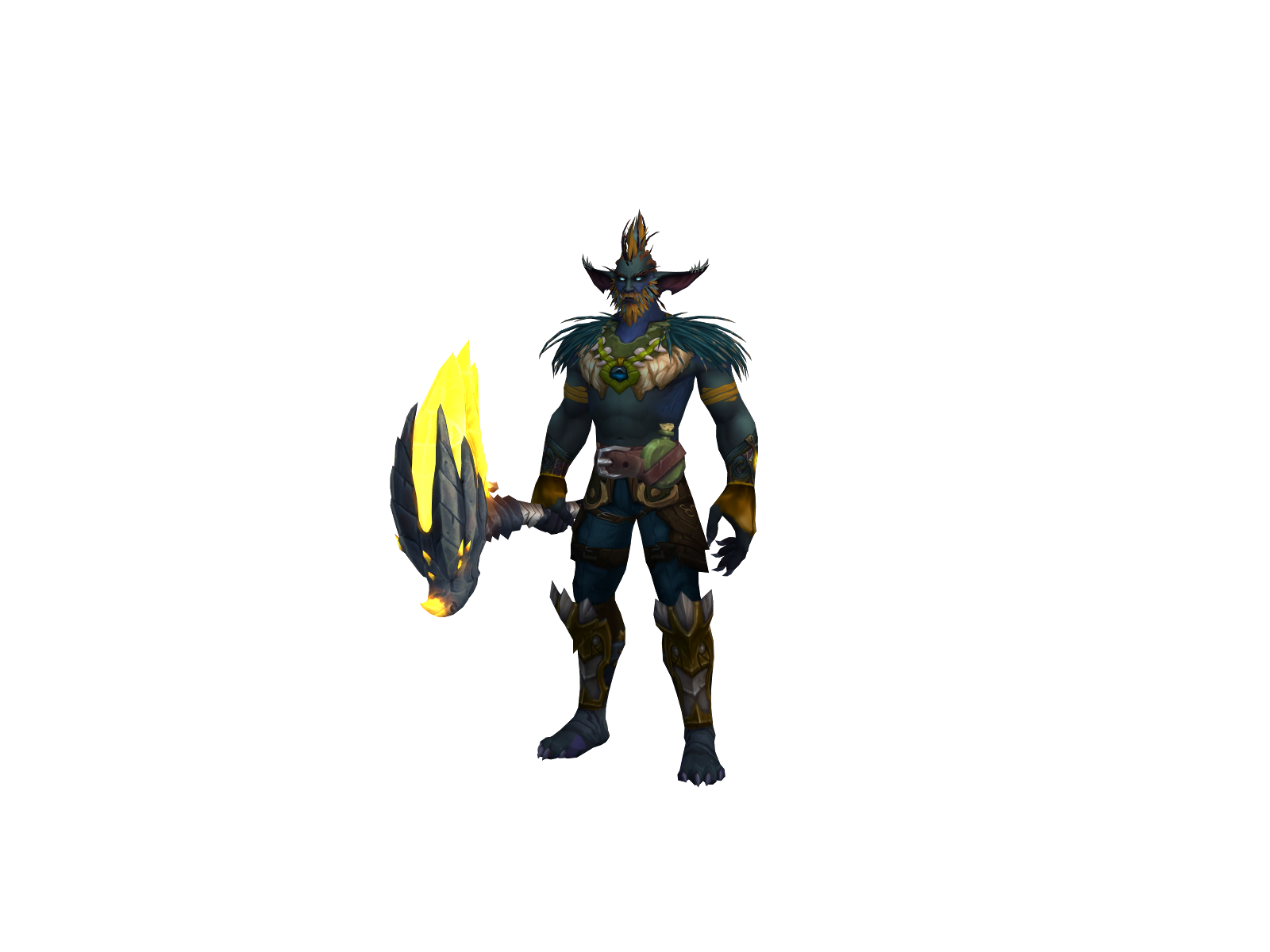 Haragi 3D character render