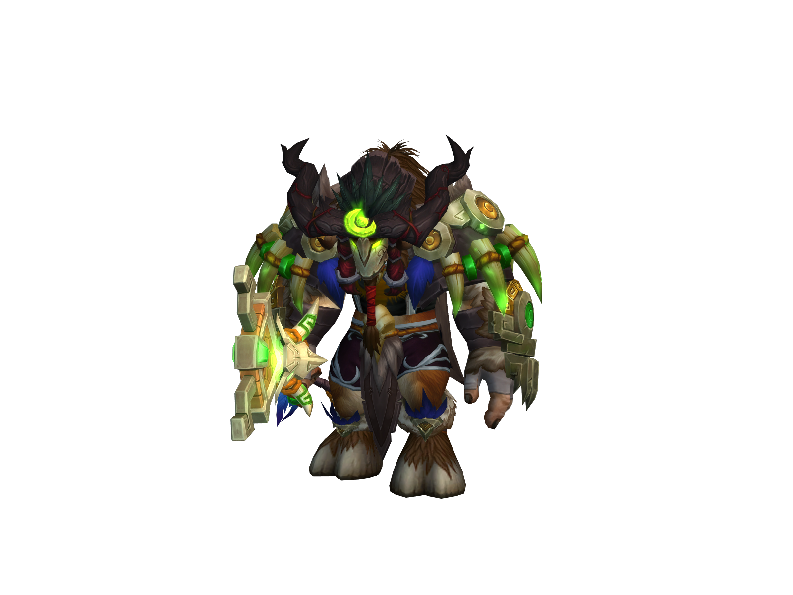 Maazukamba 3D character render
