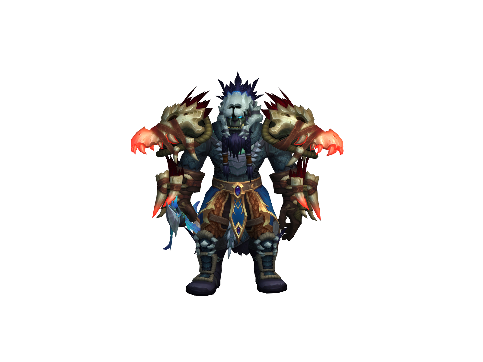 Gryah 3D character render