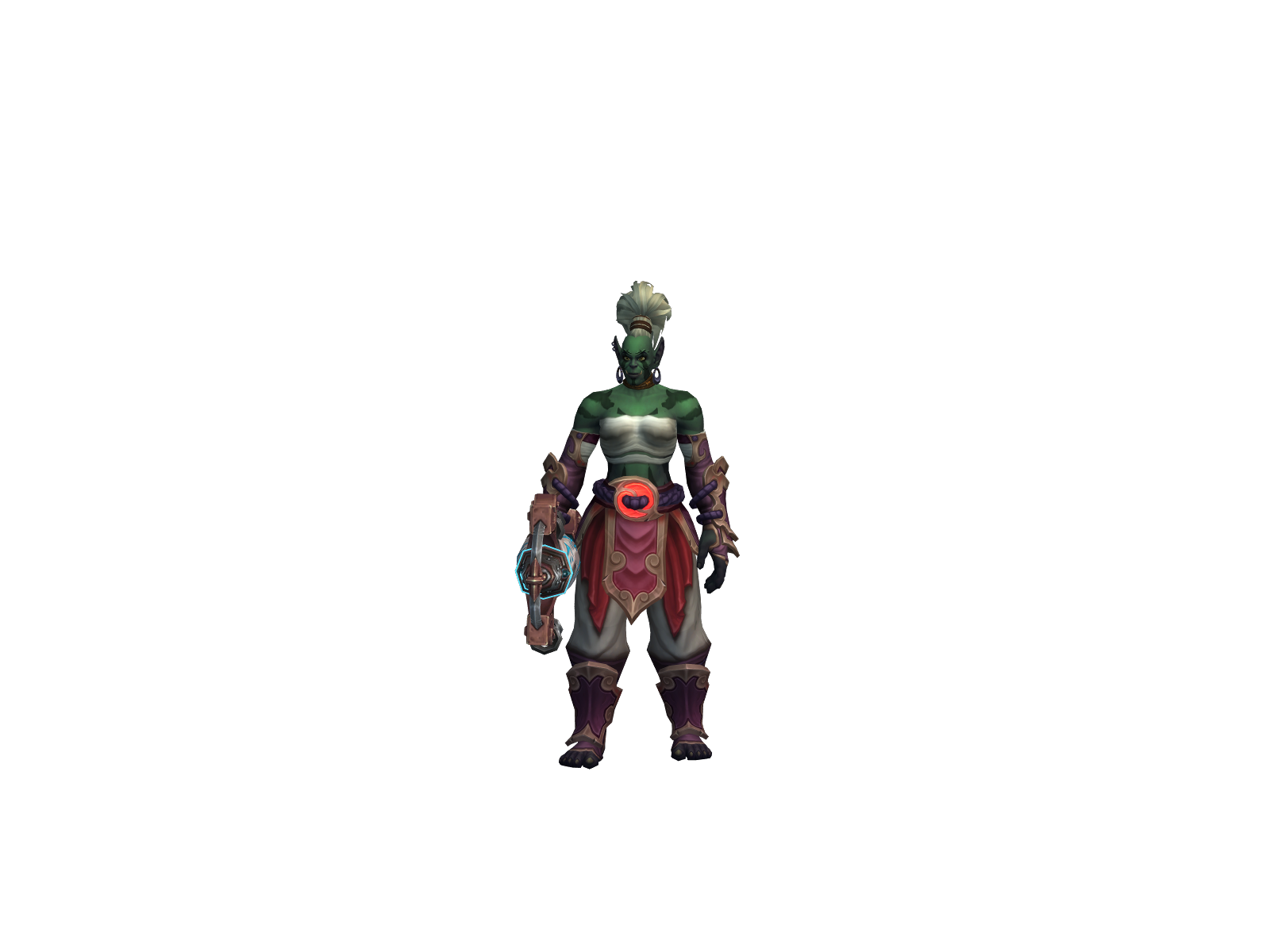 Tsae 3D character render