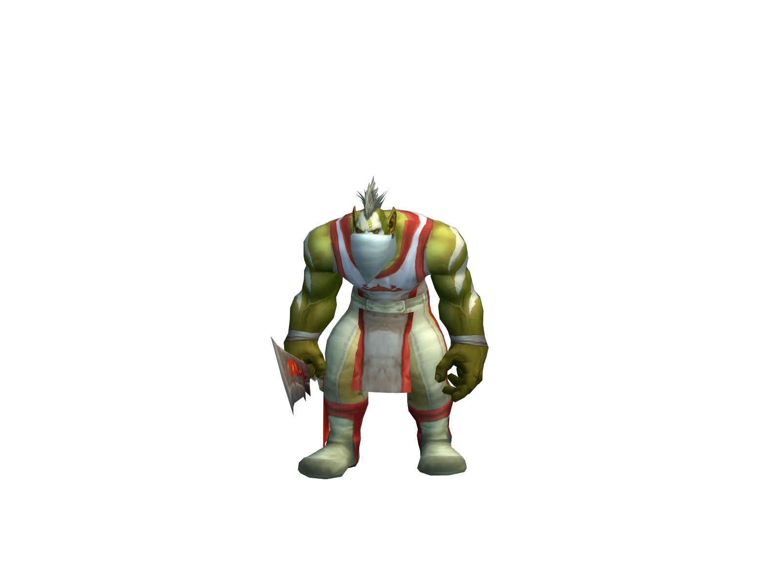 Peed 3D character render