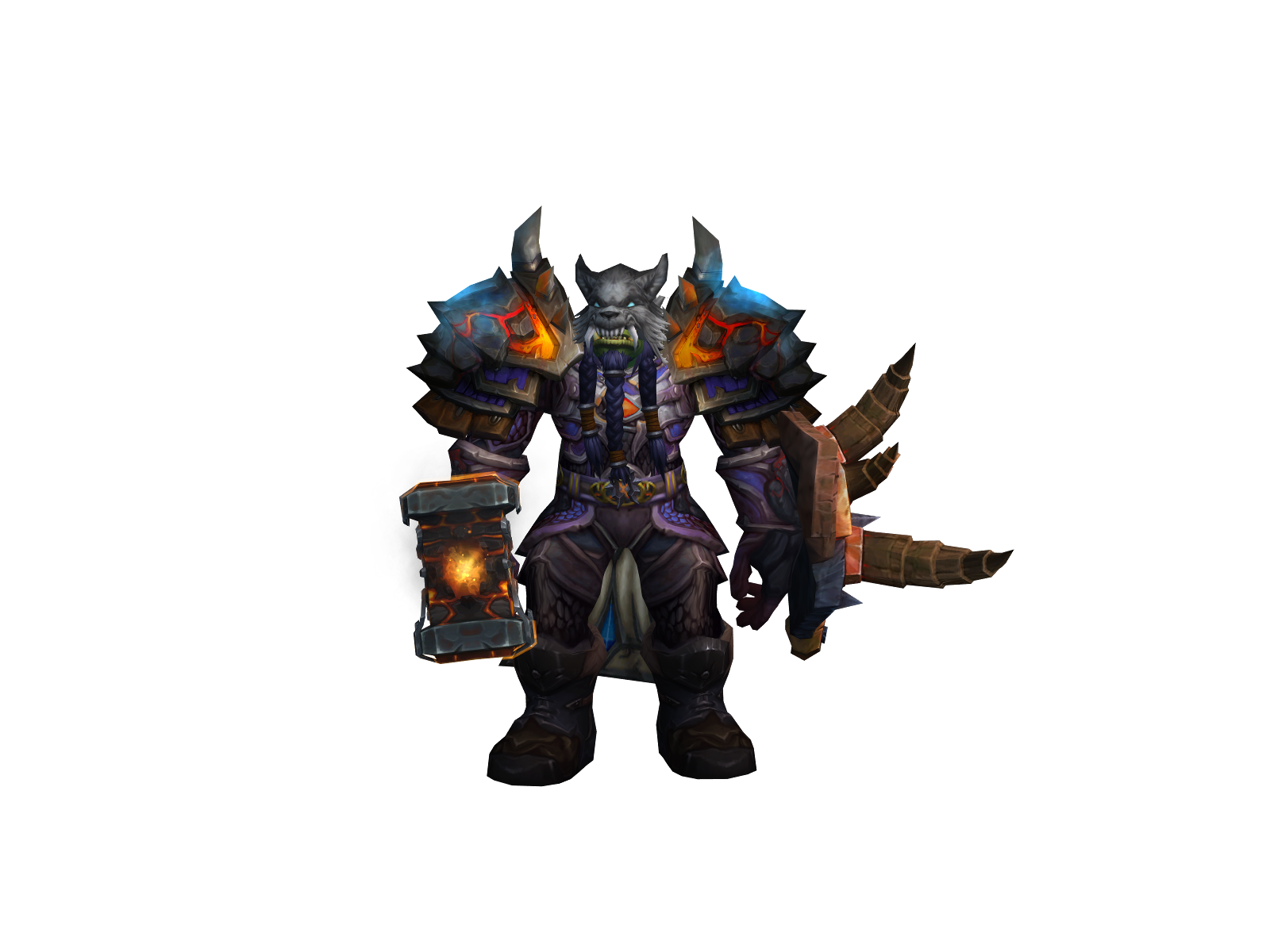 Scorchyj 3D character render