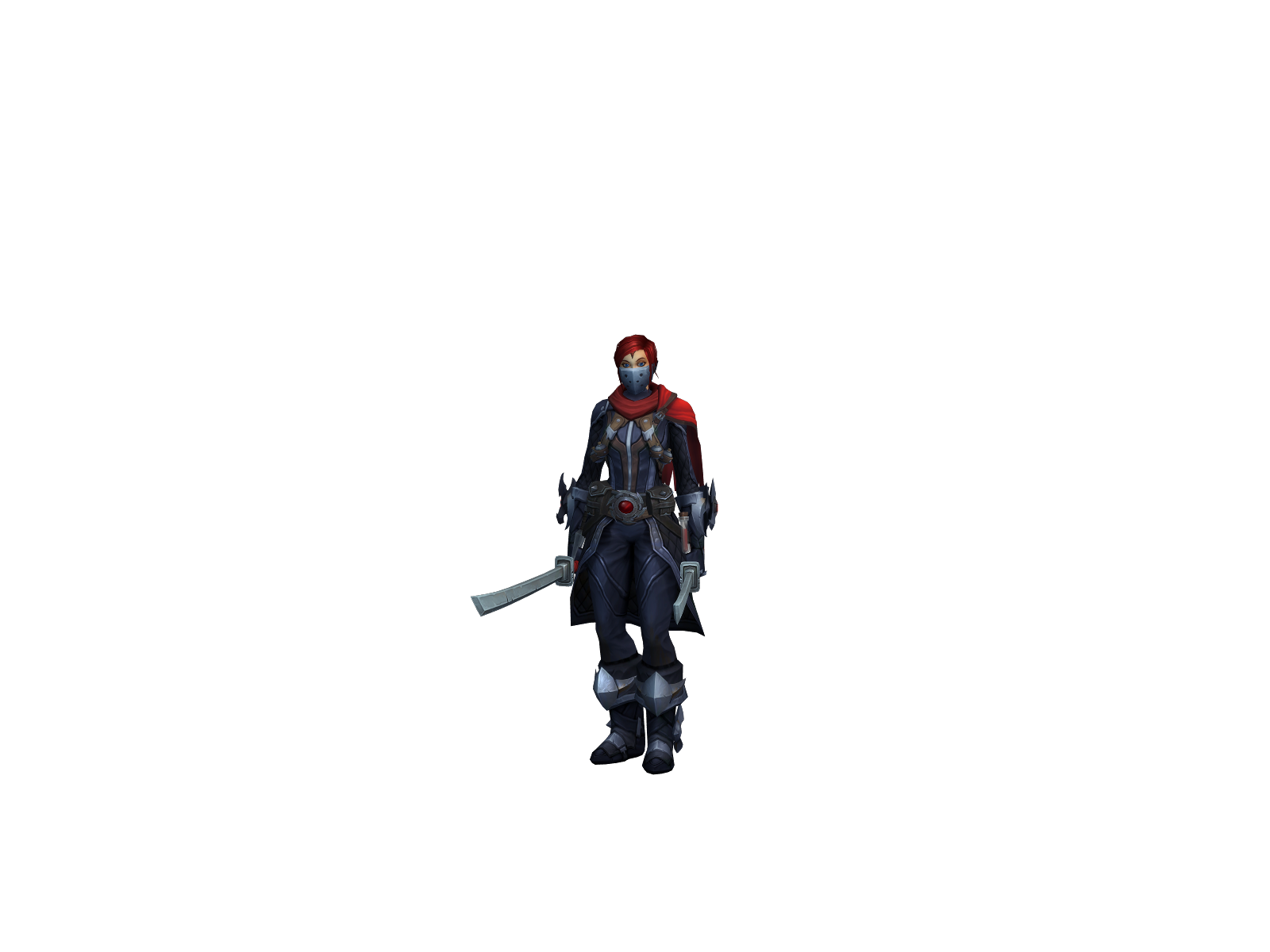 Azélie 3D character render
