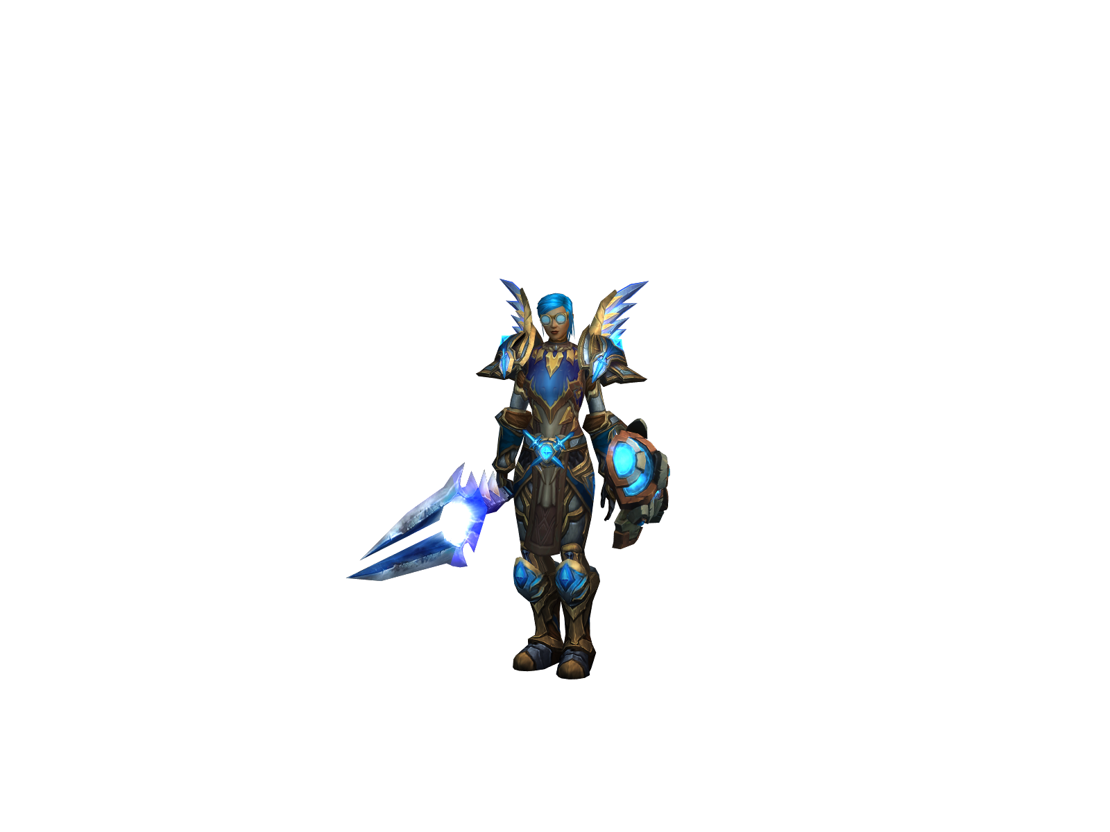 Blessings 3D character render
