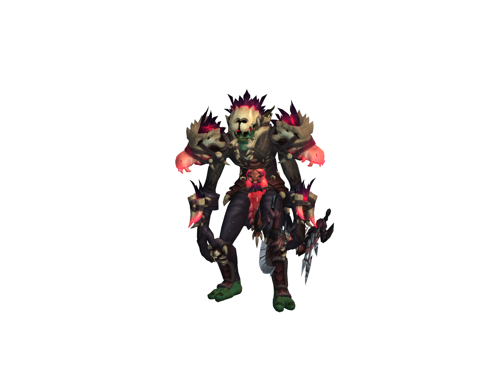 Grubtox 3D character render