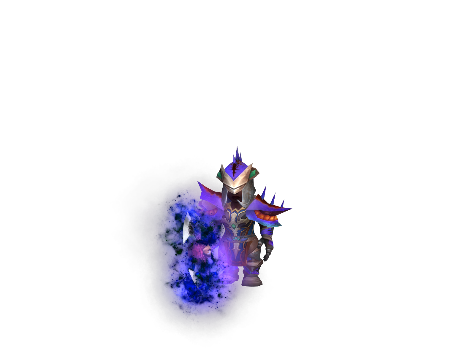 Prazed 3D character render