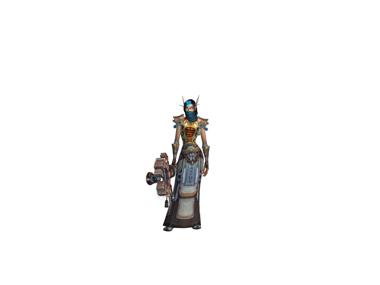 Jèricho 3D character render