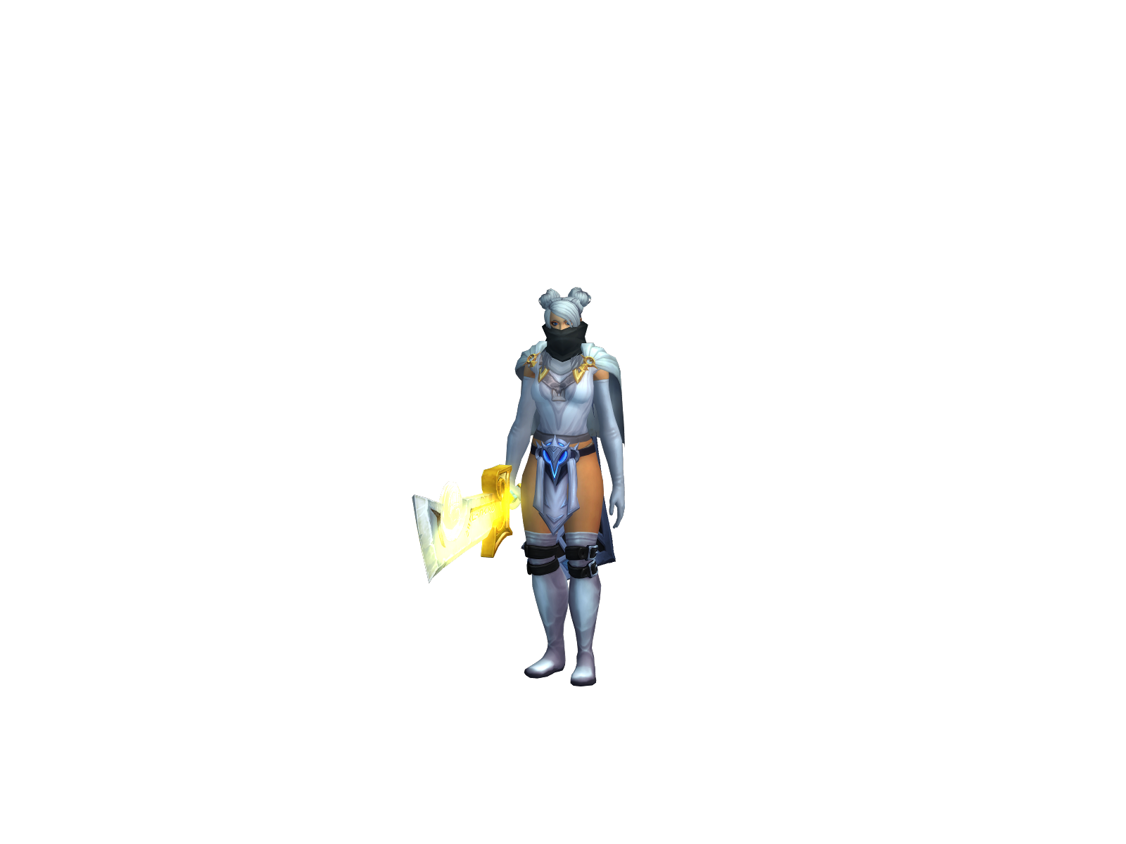 Athéna 3D character render